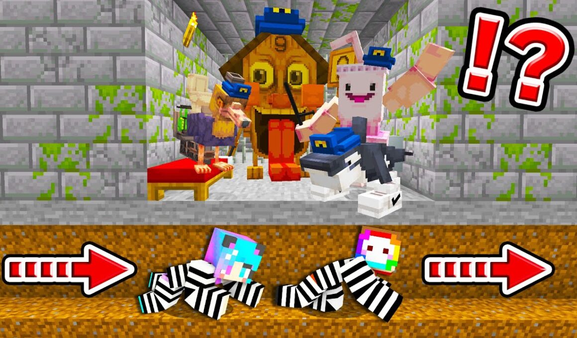 新しいブレインロットだらけの刑務所を本気で脱獄しようとした結果！？【まいくら・マインクラフト・トゥントゥントゥンサフール/トララレロ トラララ/ITALIAN BRAIN ROT】