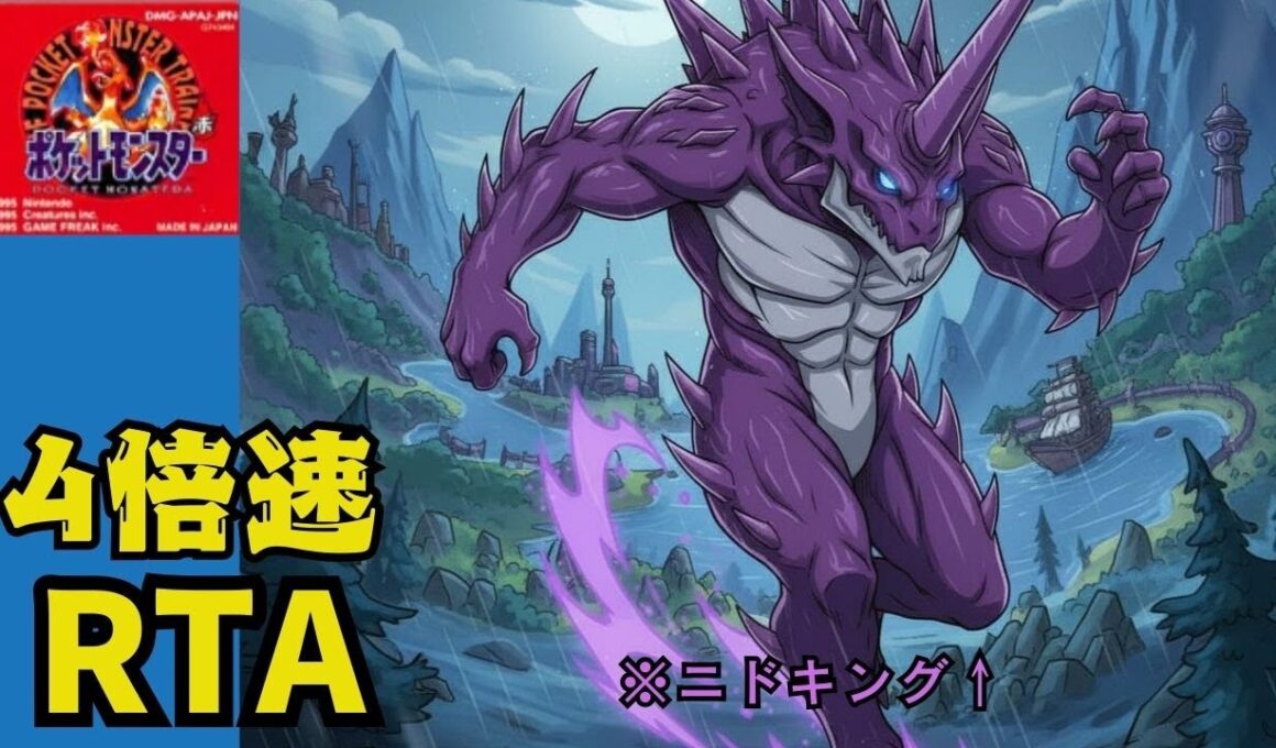 【RTA】ポケモン赤【66日目】4倍速