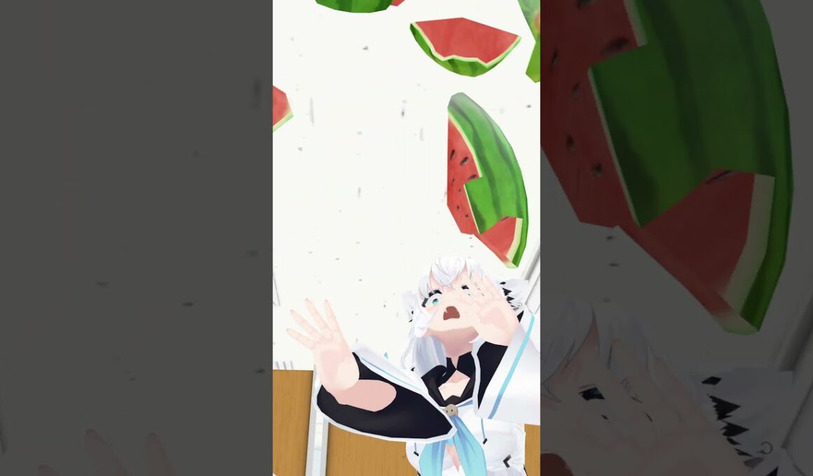 スイカの爆発タイミング…　 #白上フブキ #ラプラスダークネス  #ホロライブ　#shorts   #vtuber