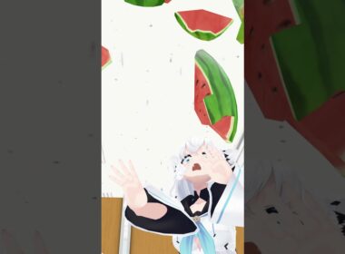 スイカの爆発タイミング…　 #白上フブキ #ラプラスダークネス  #ホロライブ　#shorts   #vtuber