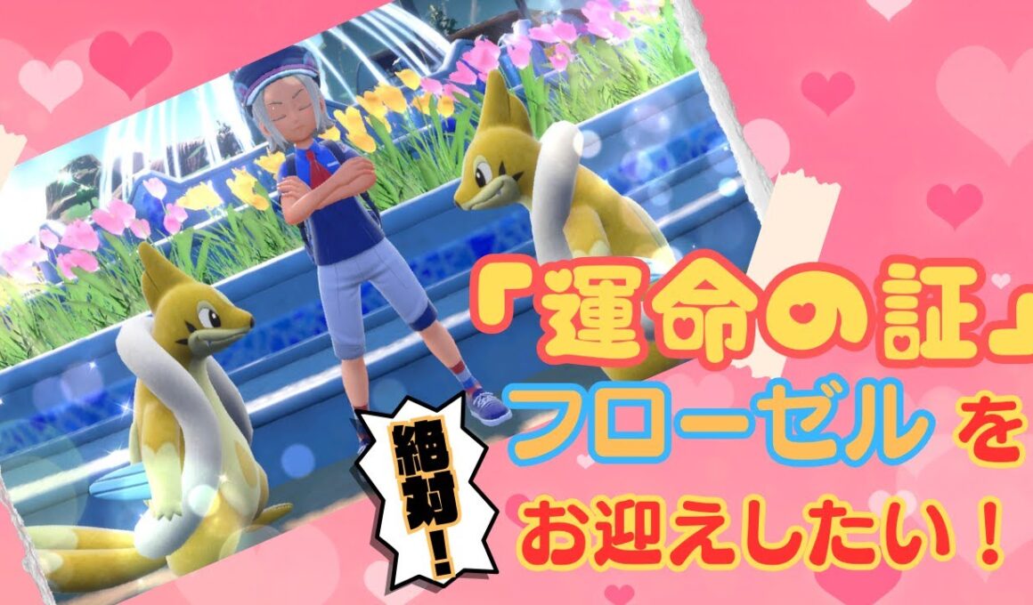 【ポケモンSV】「運命の証」フローゼルちゃんをお迎えしたい！