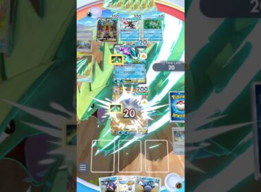 ニョロボンexでスイクン倒すの楽しい!!#ポケポケ #ニョロボン