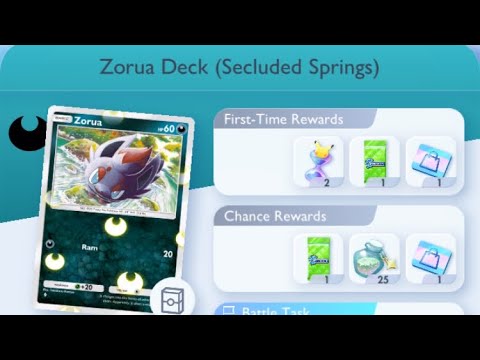 Pokémon TCG Pocket - Zoroark Drop Event [Beginner] | Zorua Deck (Secluded Springs)