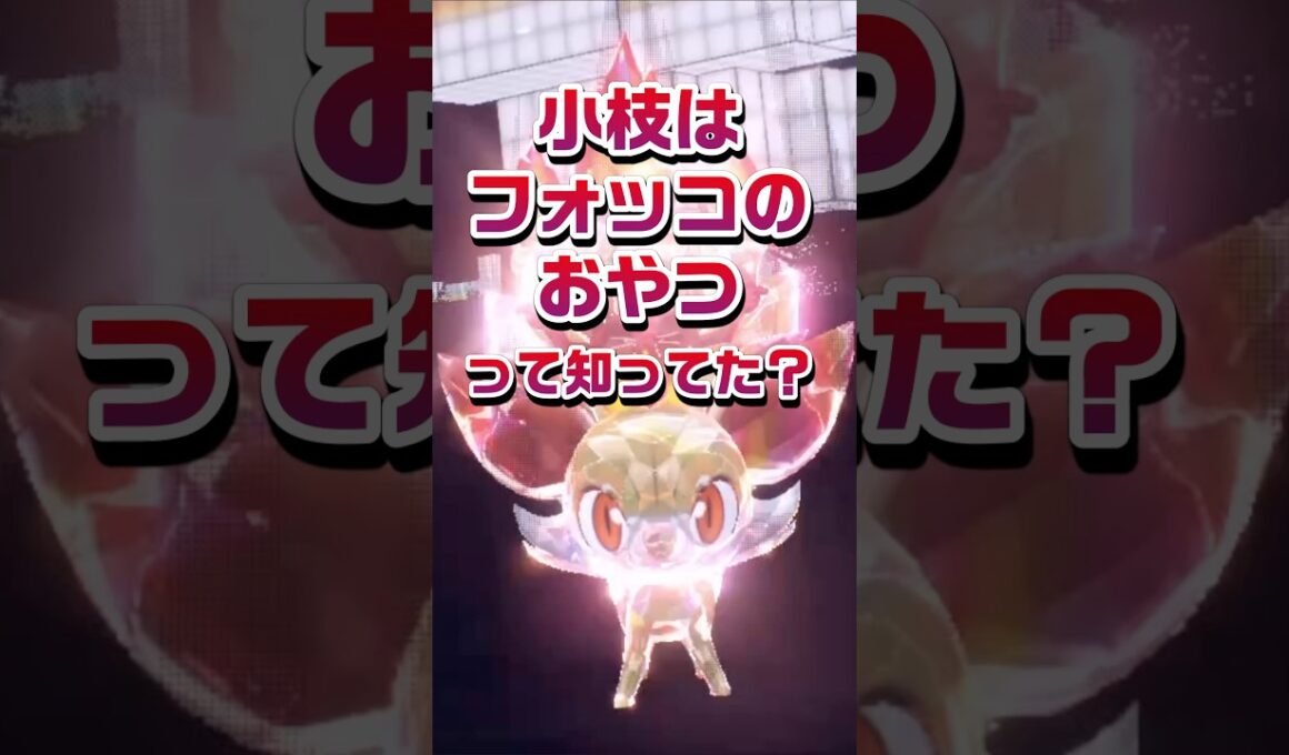 【ポケモン豆知識🔍★毎日UP★】小枝はフォッコのおやつって知ってた？#ポケモン #pokémon