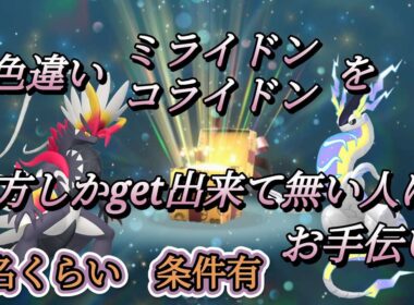 🔶色違いミラコラ🔶お手伝い🔶条件有🔶　🔴シントの遺跡の録画　他