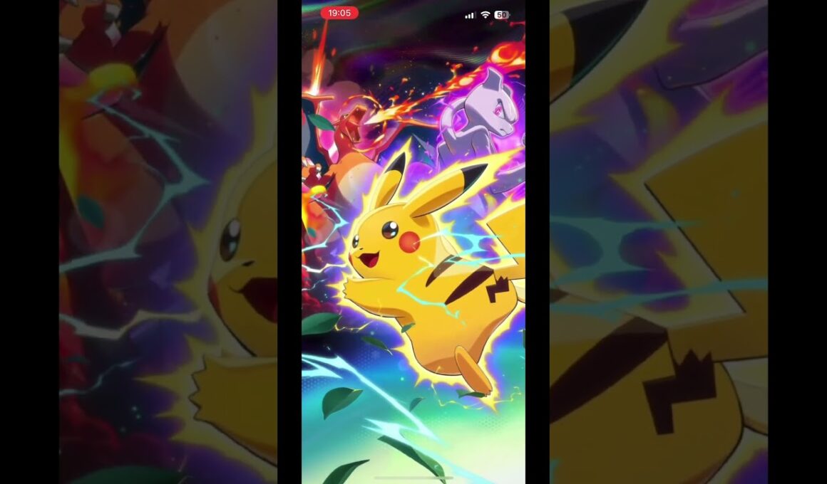 【ポケポケ】新パックexピカチュウのイマーシブ演出が凄すぎwwww  #ポケポケ