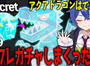 【検証】新しく来たシクレ確定”アクアラッキーブロック”を大量に開けたら『アクアドラゴンと新キャラ』はでるのかｗｗｗｗ 【フォートナイト/ブレインロット】