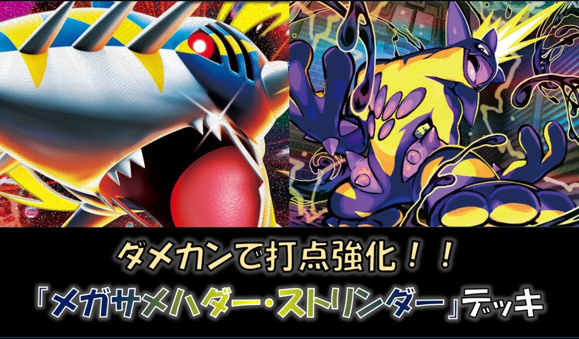 【ジムバ優勝】『メガサメハダー・ストリンダー』デッキをご紹介！