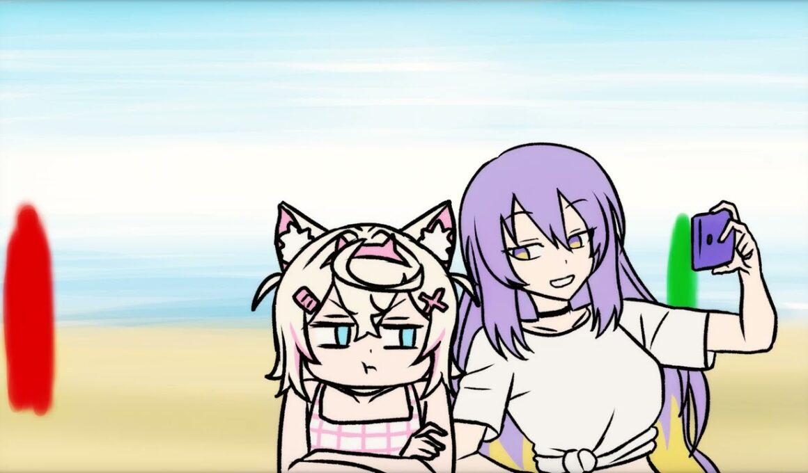 Mococo gets Jealous of Moona's Picture (Hololive Animation)