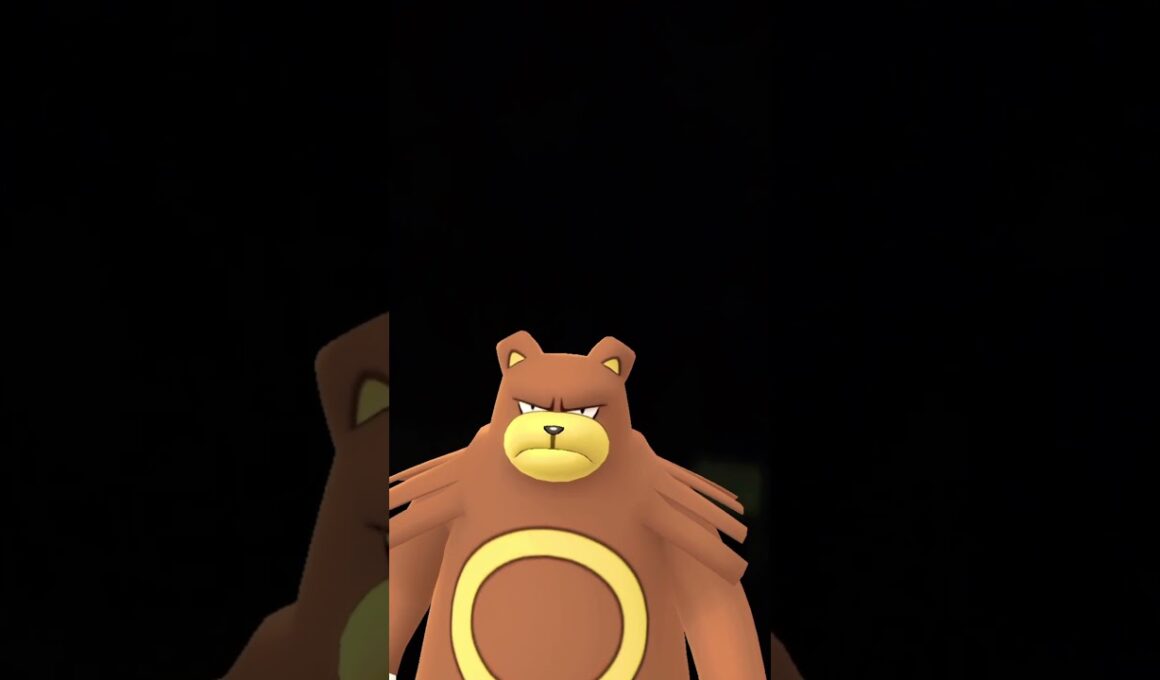 【ポケモンGO】満月🌕の夜にリングマが新の姿へ変身する😱 (Evolve Ursaring 🌕 Full Moon night)