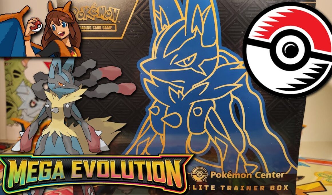 MORE MEGAS! Opening a Pokemon Center EXCLUSIVE Mega Evolution Elite Trainer Box of Pokemon Cards!