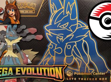 MORE MEGAS! Opening a Pokemon Center EXCLUSIVE Mega Evolution Elite Trainer Box of Pokemon Cards!