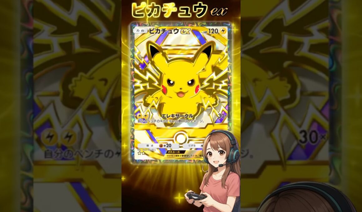 『ポケポケ』拡張パック「ハイクラスパックex」”ピカチュウex＆ブラッキーex"#ポケポケ #ポケモン #shorts
