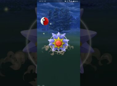 【ポケGO 2022】374：大発見！「237回目：スターミー」(星の砂5000+ほしのかけら+イッシュのいし)