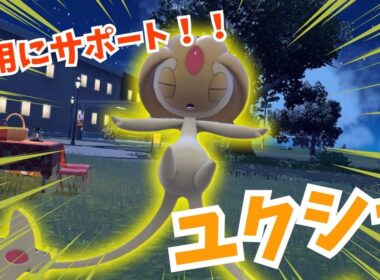 【サポート性能◎】ユクシー×エースアタッカーで宇宙最強ムーブ！！【ポケモンSV/ポケットモンスタースカーレット・バイオレット】