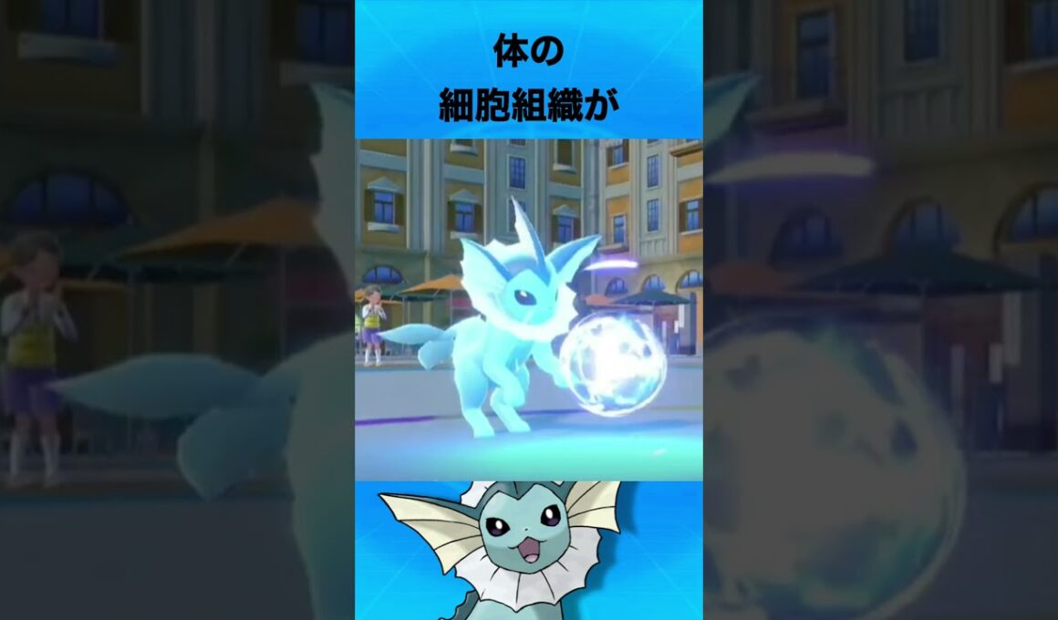 シャワーズについて #ポケモン  #シャワーズ #ブイズ