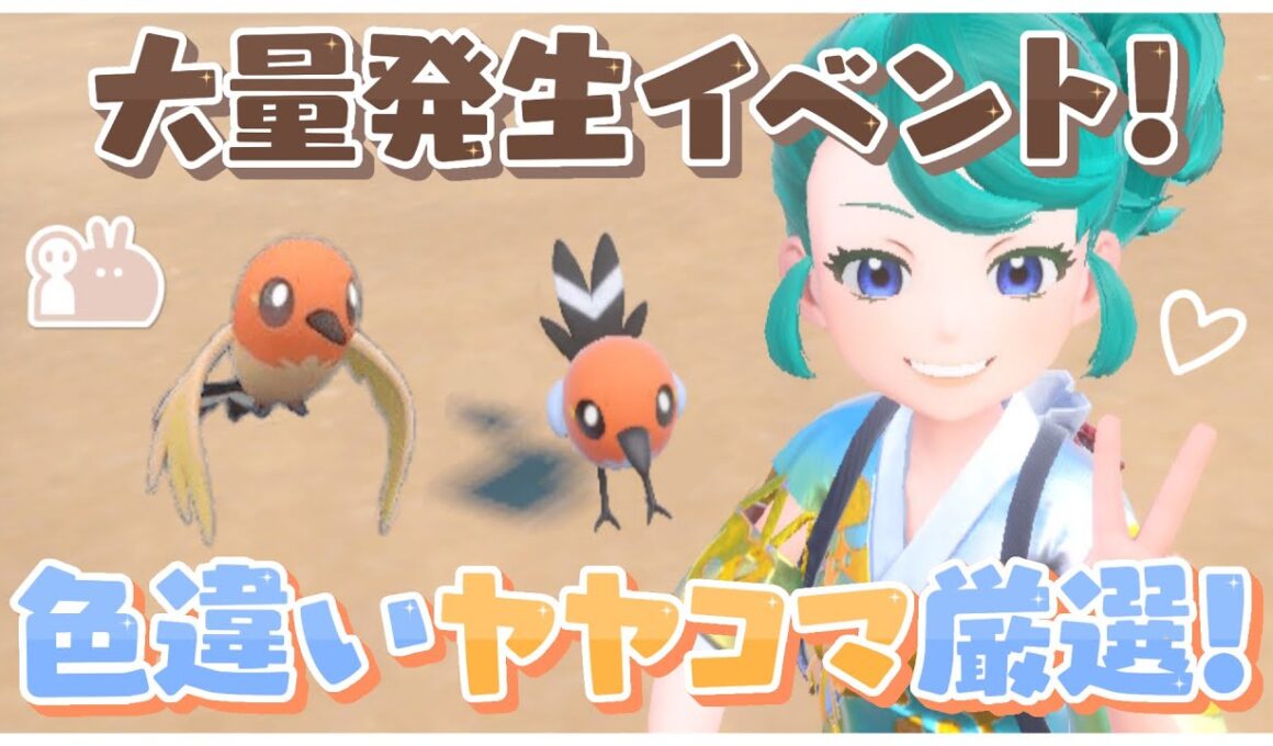 【#ポケモンSV 】大量発生イベント！色違いヤヤコマ厳選！でっかいあかし持ち狙うぞ！ #161【Lapinna】