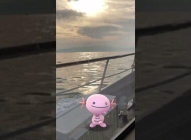194ウパー｜Wooper｜ShinyPokémon【ポケモンGO】PoKeMoN GO AR｜AR動画｜NianticAR｜GOsnapshot｜深日港｜深日洲本ライナー