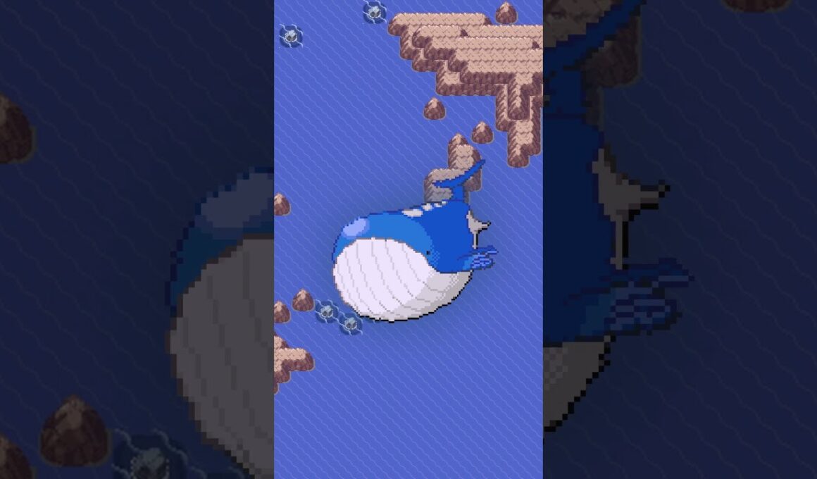 ワイルマーはビーチボールを食べている、ワイルロードは前向き | ポケモン第5世代スプライトレビュー