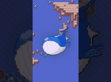 ワイルマーはビーチボールを食べている、ワイルロードは前向き | ポケモン第5世代スプライトレビュー