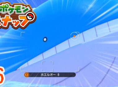 ポケモン史上最大サイズのホエルオーはフレーム納まりきらない【ポケモンスナップ】#6