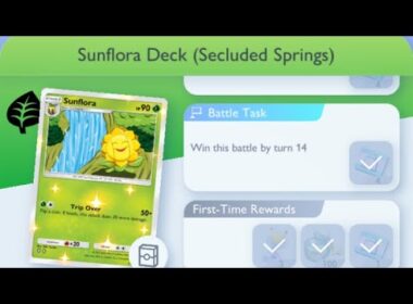 Pokémon TCG Pocket - Sunflora Deck (Secluded Springs) | Early Win Mission