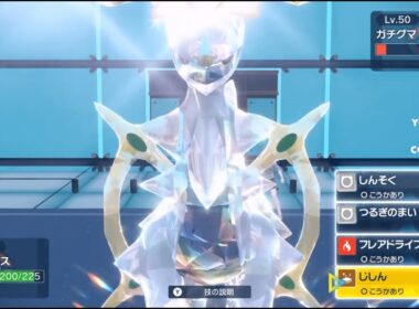 ポケモンSV シングルバトル アルセウスはしんそくしてるのがなんだかんだ一番強かった。