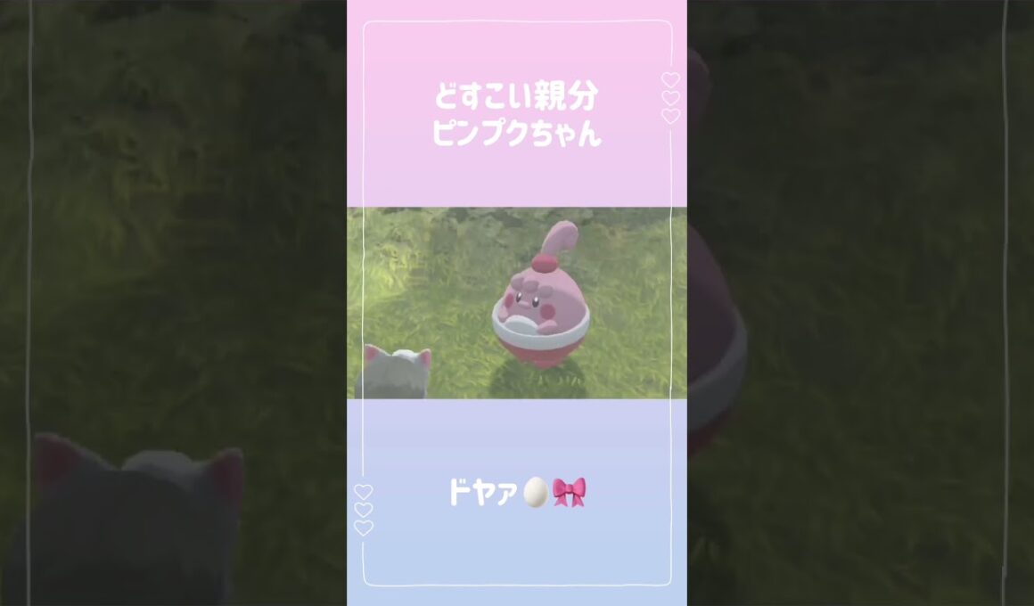 どすこい親分ピンプクちゃん🥚🎀 #ポケモンアルセウス #ポケモン #親分 #ポケモンsv