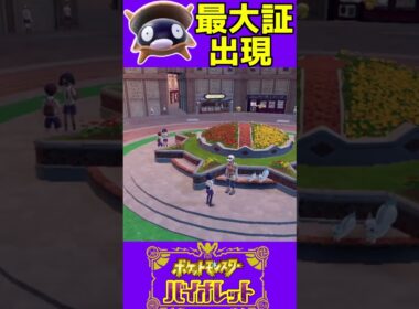 色違い最大証シェルダーついに降臨！！！！【#ポケモンSV】 #ポケモン #shorts