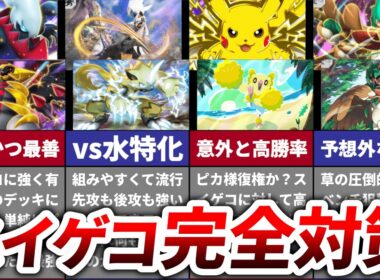 【メタれ】歴代最強の構築『スイクンゲッコウガ』に有利がとれるメタ構築７選