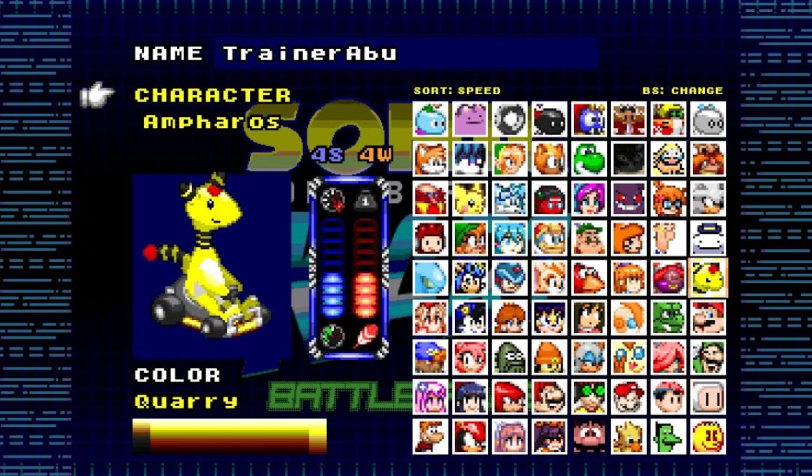 Ampharos (デンリュウ) ⚡ lights up Sonic Robo Blast 2 Kart online races