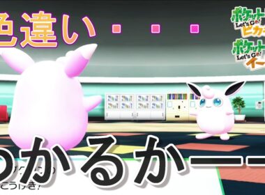 【ポケモン ピカブイ】ほほを殴るのは得意よ！ 色違いプリン ミラー対戦！ Shiny Bulbasaur Mirror Battle Pokémon #“चमकीला पोकेमॉन बैटल”