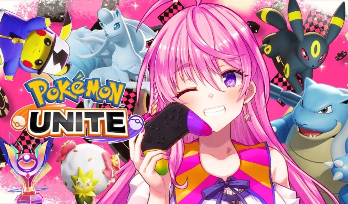 【ユナイト】金リボン耐久しない短時間配信💗1458～ / ポケモンユナイト配信【野上珠希/VTuber】