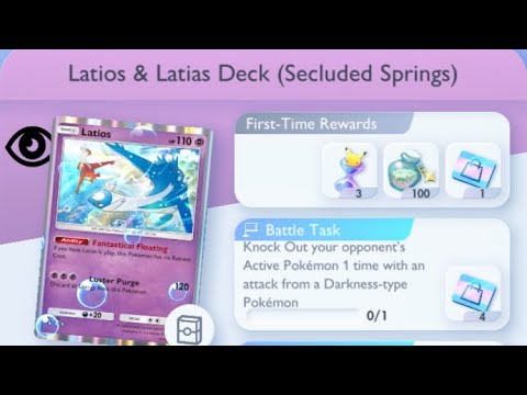 Pokémon TCG Pocket - Step-Up Battle [Intermediate] | Latios & Latias Deck (Secluded Springs)
