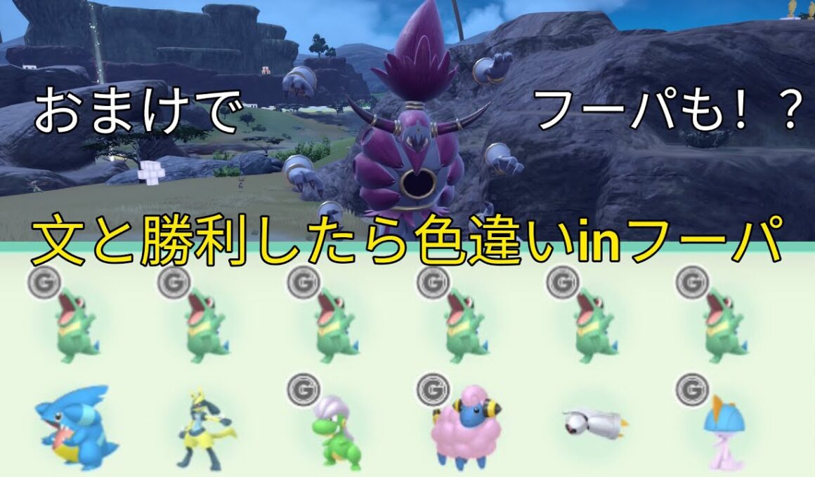 文と勝負したら色違いinフーパ　おまけでフーパも!?