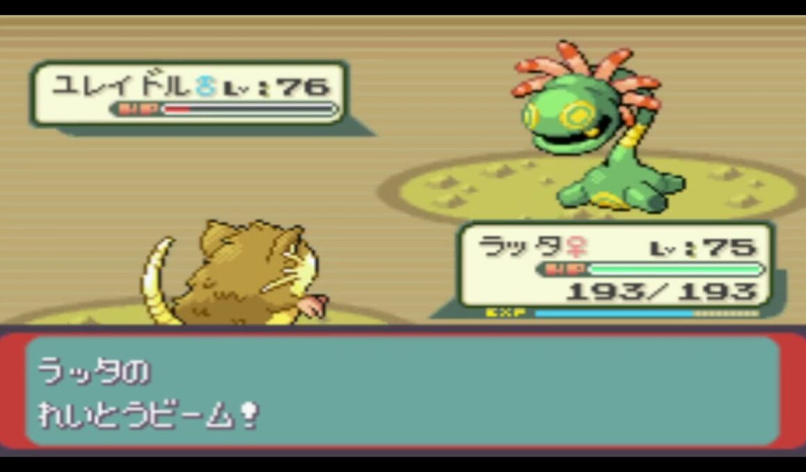 【ポケモンエメラルド】ラッタ一匹でクリアする　part20　VS　ダイゴ（チャレンジ）