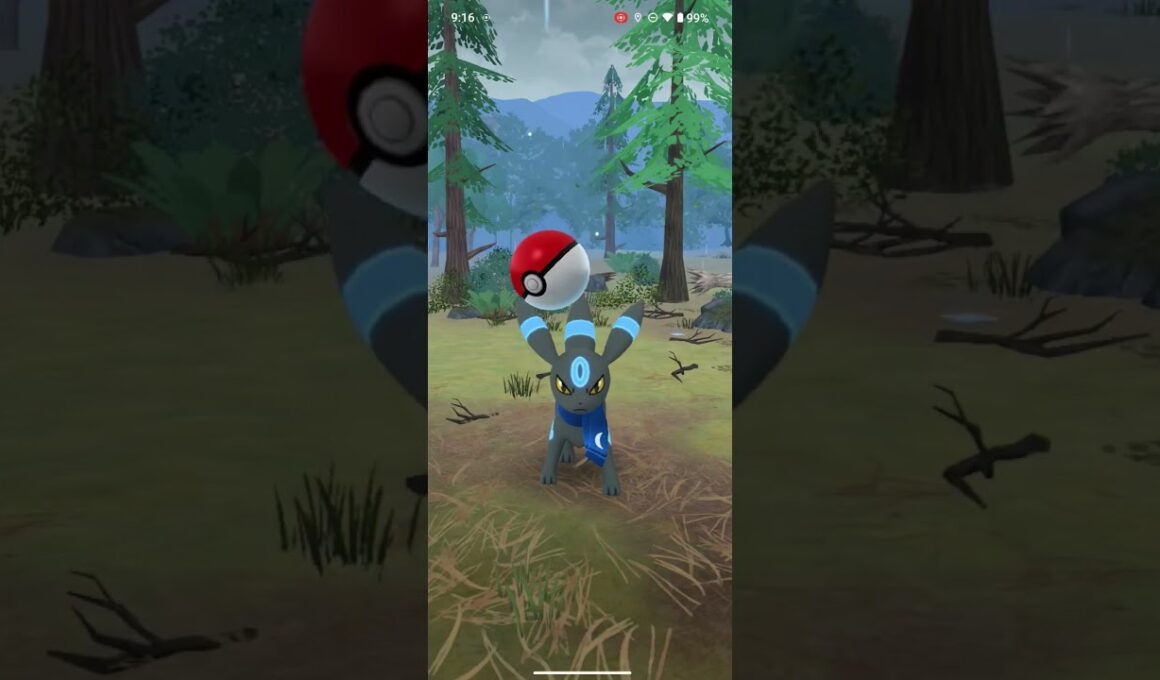 【ポケモンgo】すかーふぶらぶらぶらっきー #ポケモン #ポケモンgo #ブラッキー #色違い #かわいい