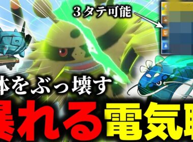 【ポケモン対戦】環境上位を奇襲してワンパン！アルセウス環境でもエレキブルをディンルーやヘイラッシャでも止められない驚きの戦法とは？