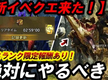 【期限Sランク報酬あり‼️】『新防具＆新チャーム』が入手できるイベクエ来たので調査。【モンハンワイルズ】