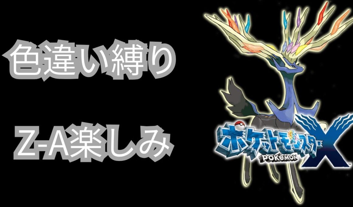 【ポケットモンスターX】ネタバレあり　色違い縛り　第5話引き続きヤヤコマとコフキムシ狙います【顔出ししたりしなかったり】 【ライブ配信】