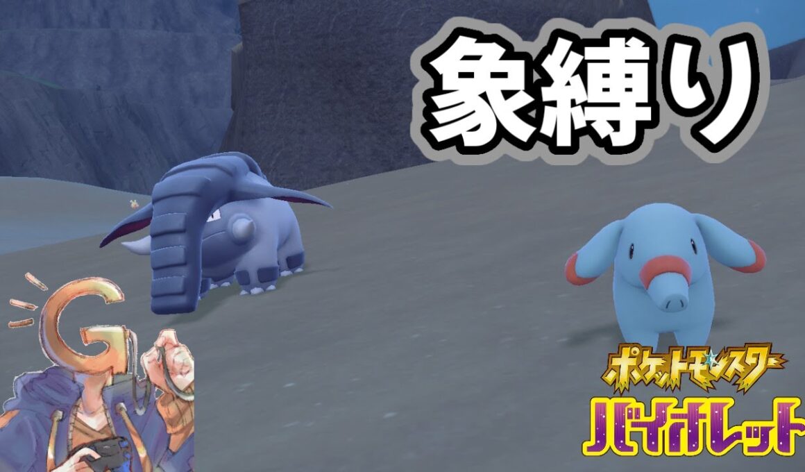 ゾウさん縛りで攻略していくポケモンバイオレット part1 ＃ポケモン ＃ポケモンバイオレット ＃ポケモンSV