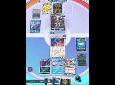 アルセウスEX・クロバットデッキwithスワンナVSギラティナEX・ゲッコウガ、オドリドリデッキ　#ポケポケ #ポケモンカード #ランダムマッチ