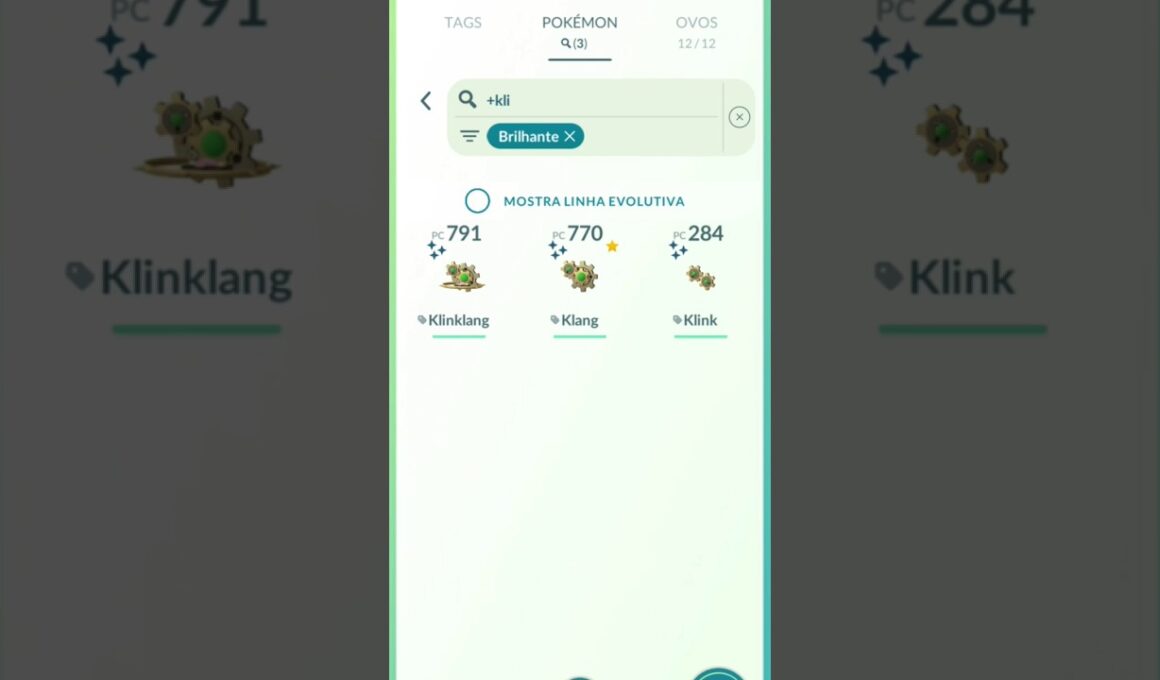 Evoluindo Klink shiny no Pokémon GO #pokémongobrasil #pokemongo