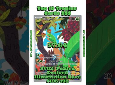 Top 10 Rarest Tropius Pokémon Cards EVER Made! #pokemon #pokemoncards #pokémon #top10 #tcg