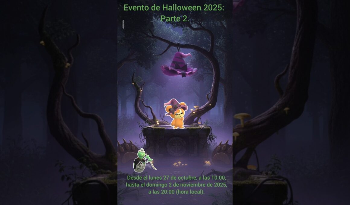 Evento Halloween 2025 Parte II: ¡Teddiursa y Noibat disfrazados llegan a Pokémon GO!. 🎩👓🦇