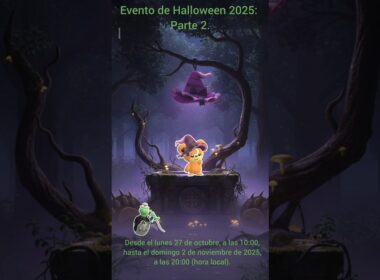 Evento Halloween 2025 Parte II: ¡Teddiursa y Noibat disfrazados llegan a Pokémon GO!. 🎩👓🦇