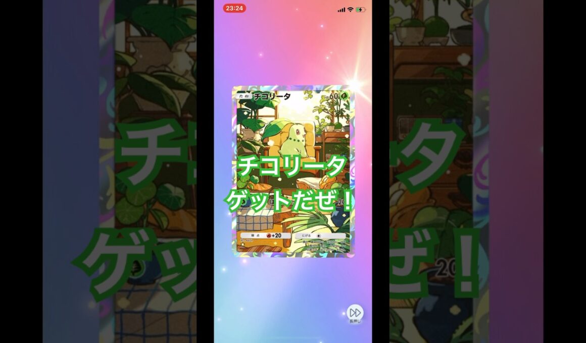 【開封動画】チコリータ #ポケカ開封動画 #ポケモンカード #ポケポケ #ポケモン #ポケカ