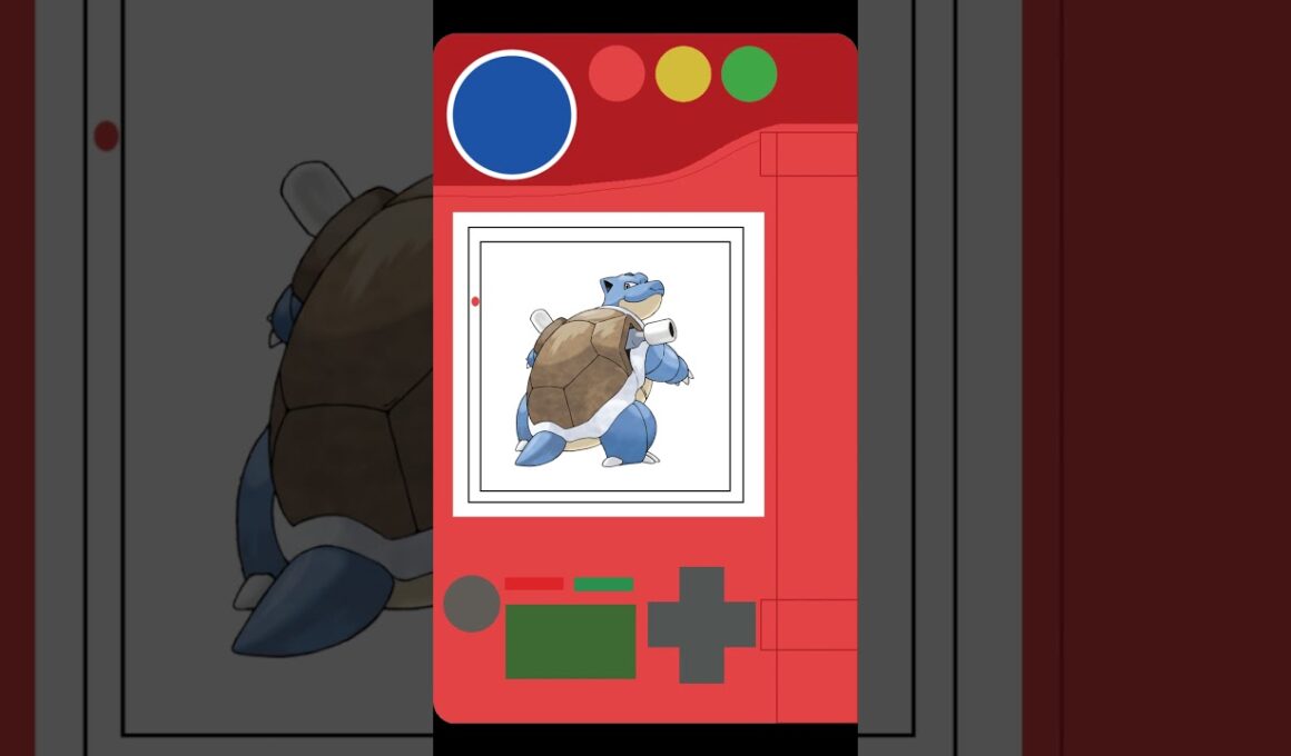 『オーキド博士のポケモン図鑑 #0009 』カメックス『蓮音レコン/神主系VTuber』#声真似 #オーキド博士 #ポケットモンスター #ポケモン川柳 #shorts