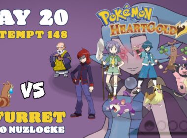 DAY 20  |  Nuzlocking Pokémon HeartGold with one Furret! (Attempt 148:Brand New Day)