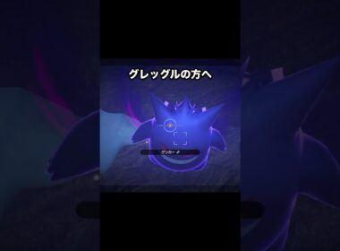 ゲンガーにガチギレするグレッグル💢 #newポケモンスナップ #ポケモン